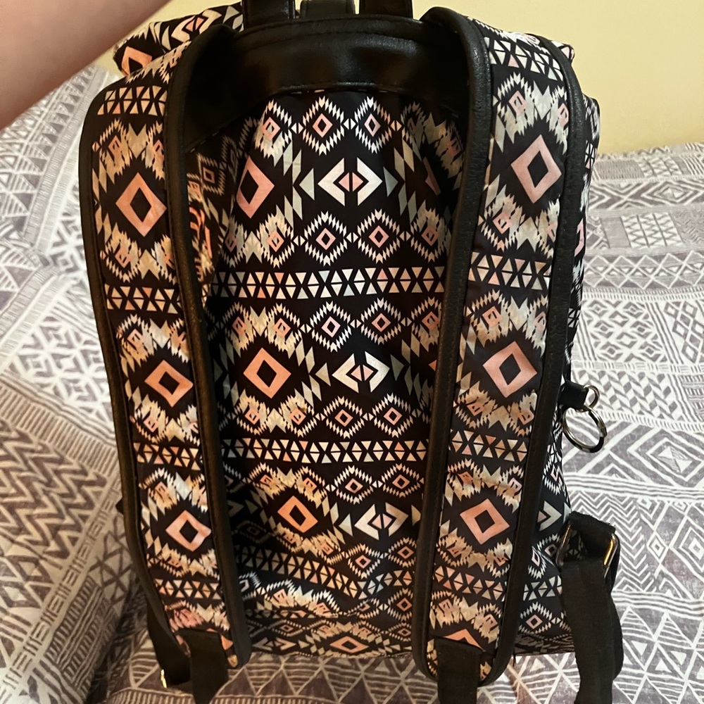 Geometric Patterned Backpack - image 3
